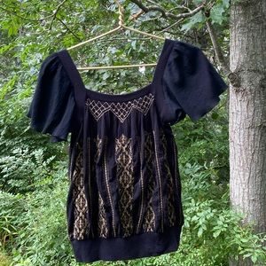 free people boho shirt